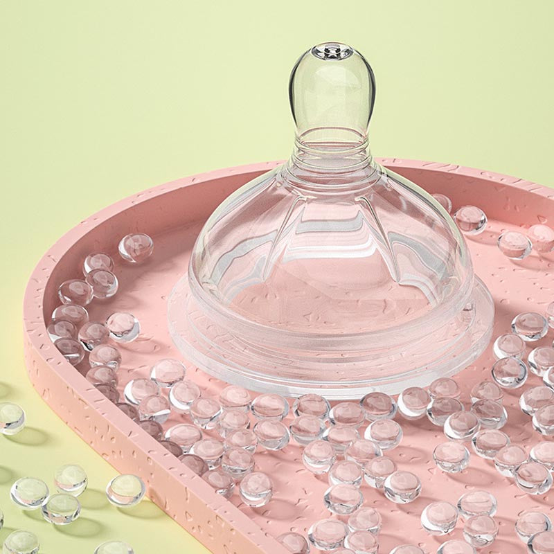Wide Neck Glass Baby Bottle for Newborns - Durable and Safe for Breastfed and Formula-Fed Babies - MAMTASTIC