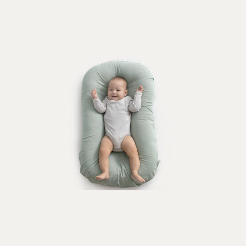 Portable Baby Nest for Travel - Soft and Breathable Cotton, Comfortable for Baby - MAMTASTIC