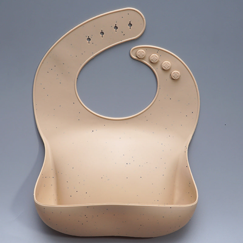 Waterproof Silicone Bib with Food Catcher for Babies - MAMTASTIC