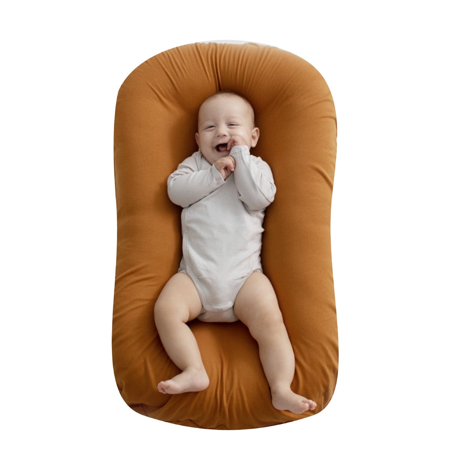 Portable Baby Nest for Travel - Soft and Breathable Cotton, Comfortable for Baby - MAMTASTIC