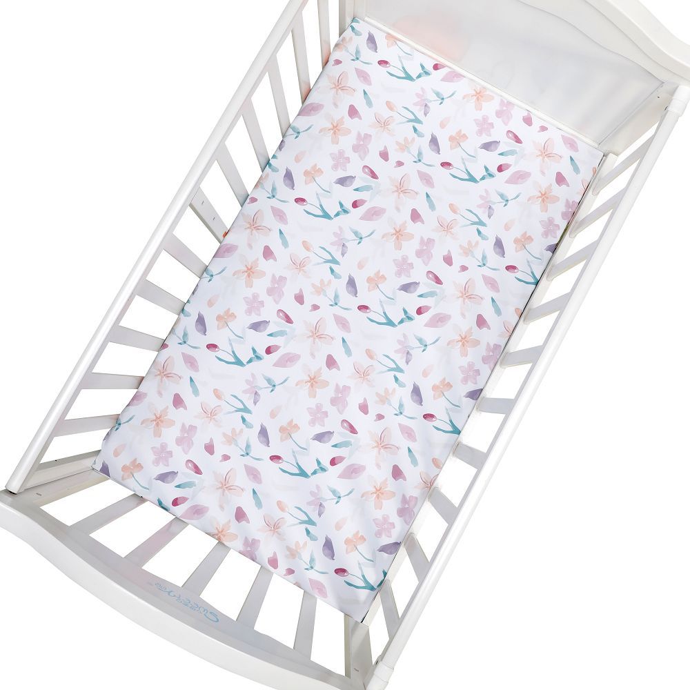 Soft and Breathable Baby Bed Sheet with Cute Animal Prints - Fitted Crib Sheet for Changing Pad - MAMTASTIC