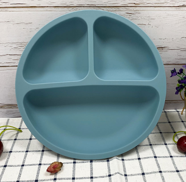 Silicone Baby Plate with Suction - Divided Plate for Toddlers - MAMTASTIC