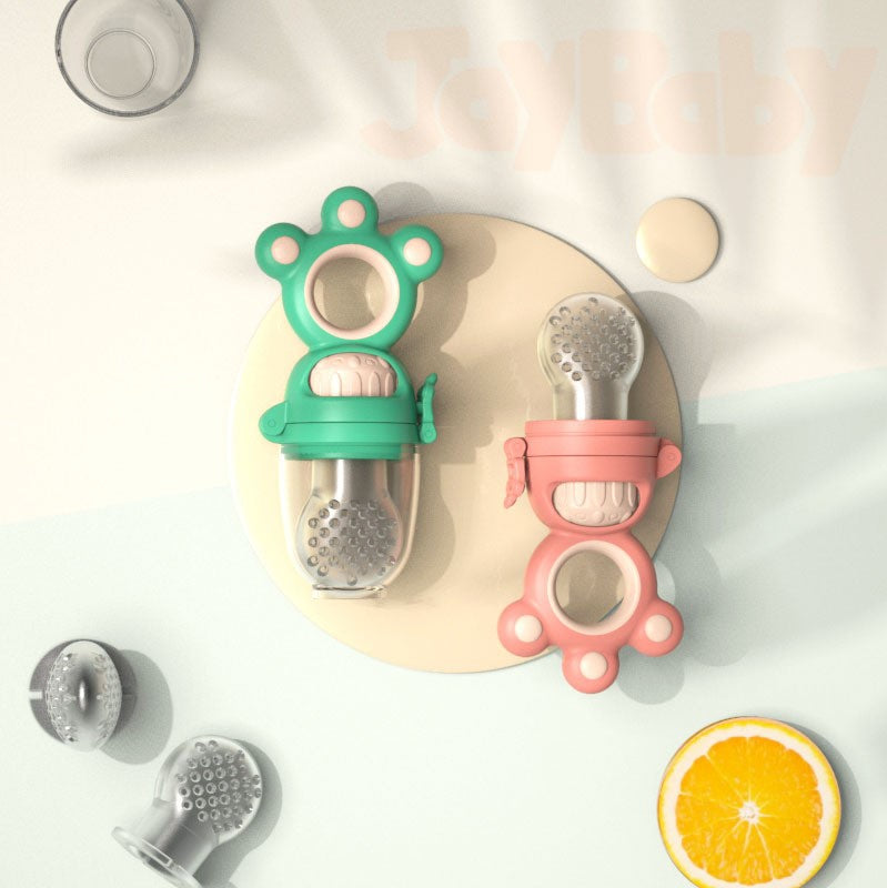 Safe Baby Fruit Feeder: BPA-Free & Easy to Clean - MAMTASTIC