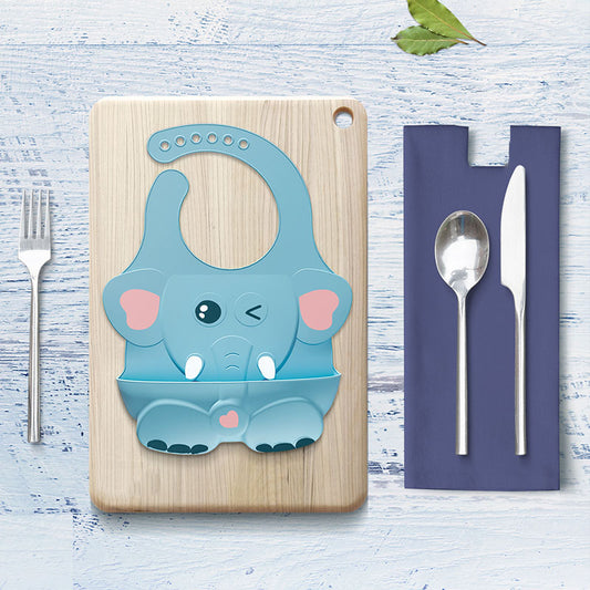 Silicone Baby Bibs for Messy Eaters - MAMTASTIC