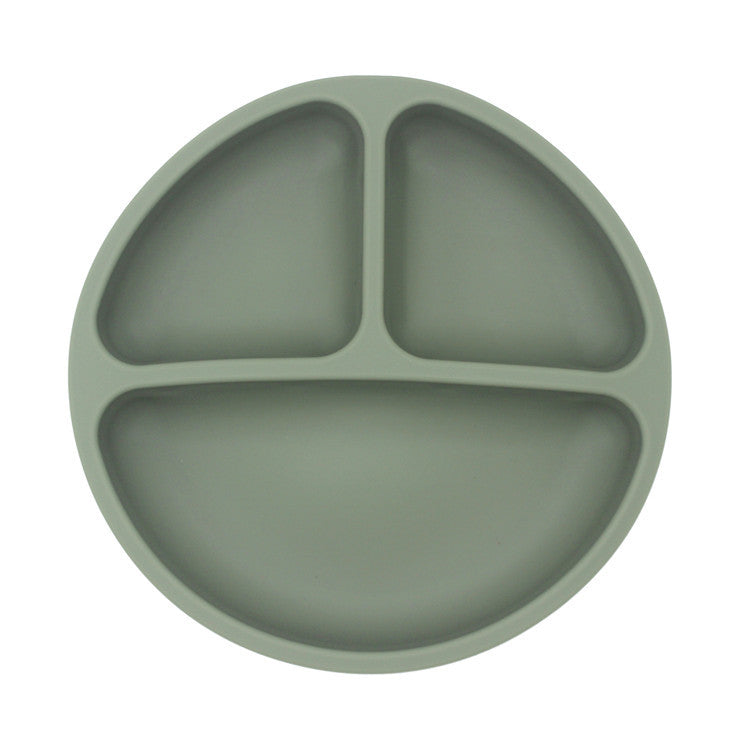 Silicone Baby Plate with Suction - Divided Plate for Toddlers - MAMTASTIC