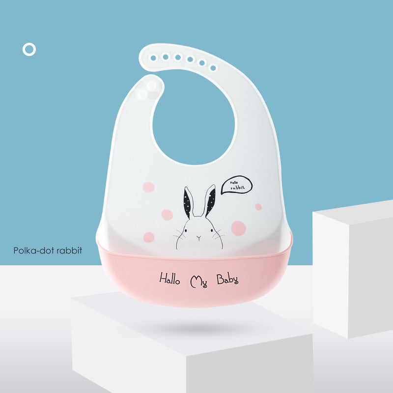 Silicone Baby Bib with Catch Pocket - Waterproof and Easy to Clean - MAMTASTIC