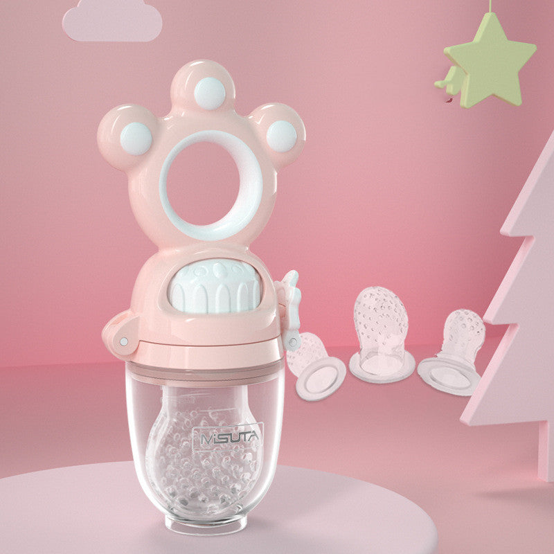 Safe Baby Fruit Feeder: BPA-Free & Easy to Clean - MAMTASTIC