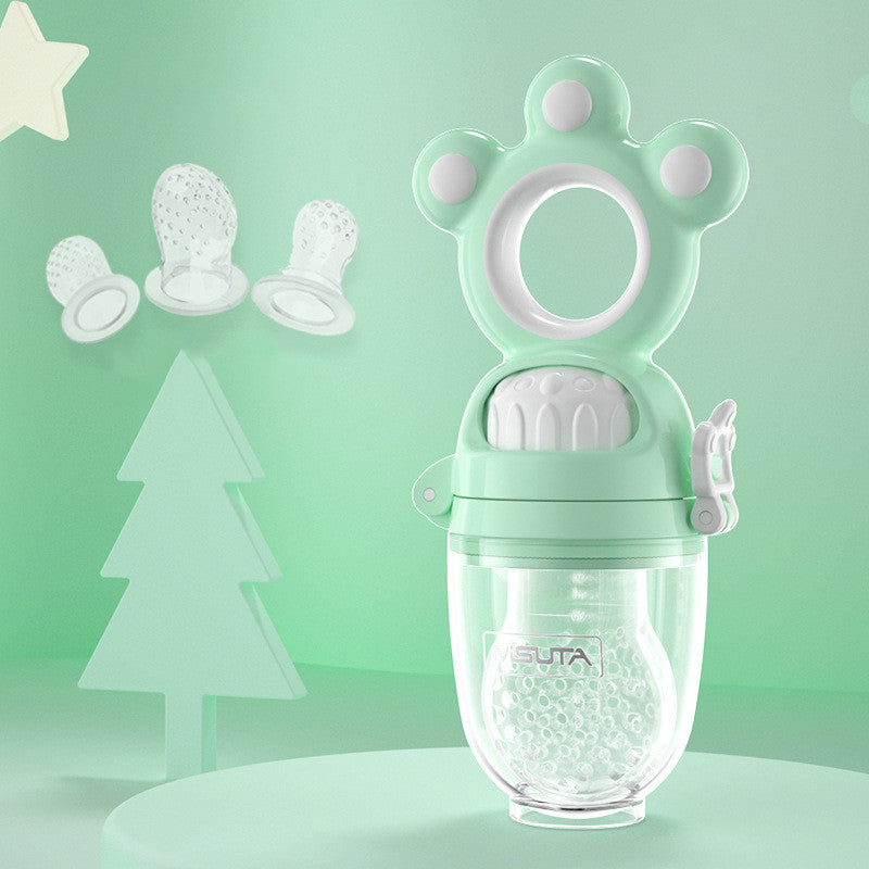 Safe Baby Fruit Feeder: BPA-Free & Easy to Clean - MAMTASTIC