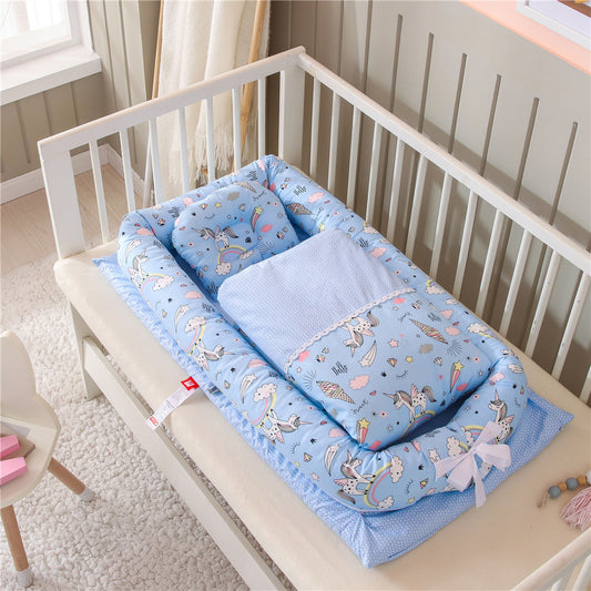 Portable Baby Crib for Newborns - Travel-Friendly and Easy to Assemble - MAMTASTIC