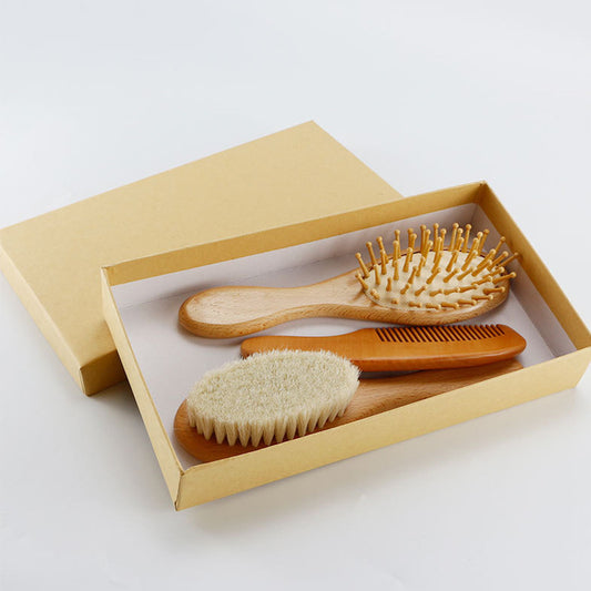 Soft Bristle Baby Hair Brush Set - MAMTASTIC