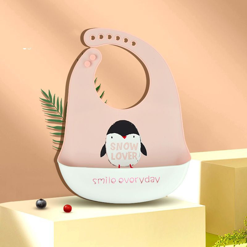 Waterproof Silicone Baby Bibs: Food Grade & Easy to Clean - MAMTASTIC