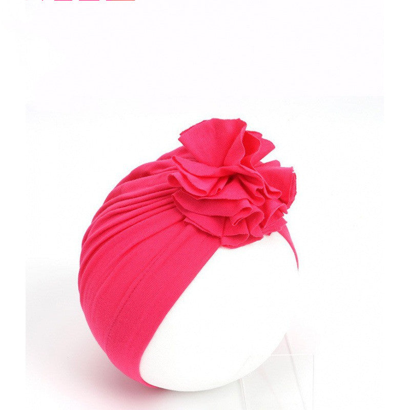 Baby Girl Flower Turban Hat - Soft and Stylish - MAMTASTIC