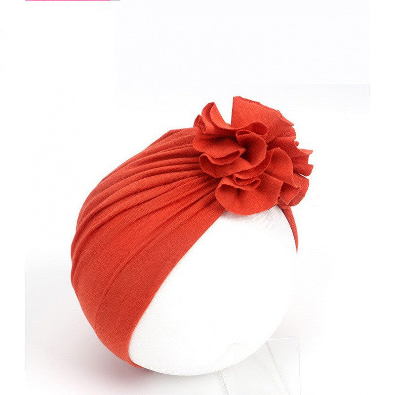 Baby Girl Flower Turban Hat - Soft and Stylish - MAMTASTIC