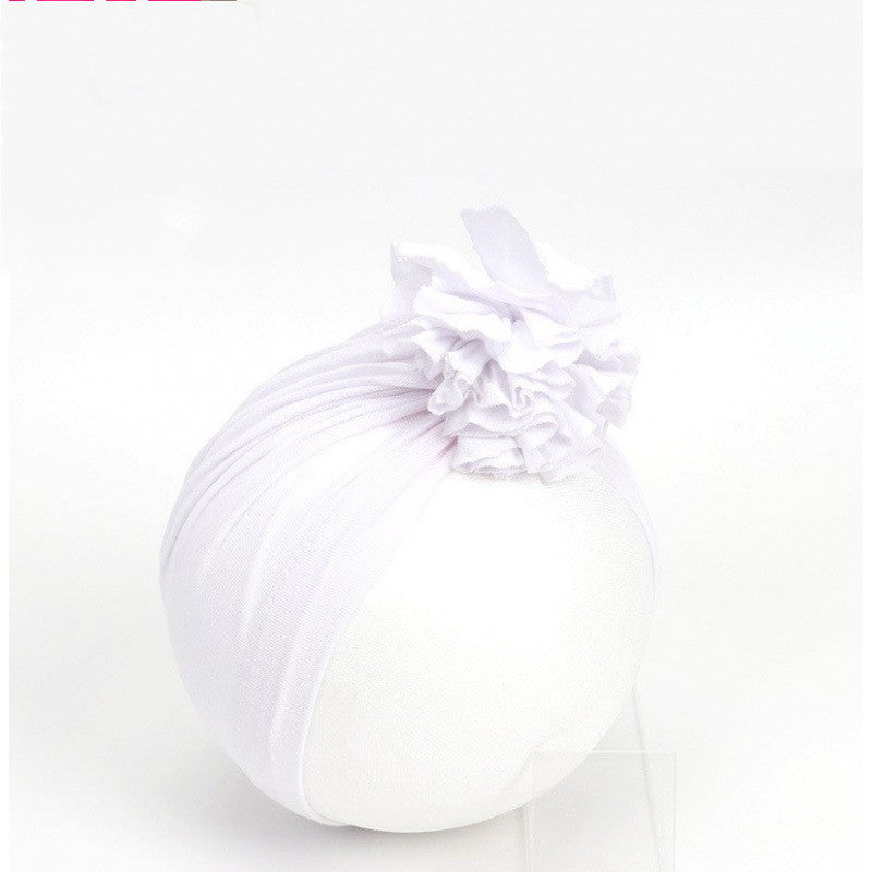 Baby Girl Flower Turban Hat - Soft and Stylish - MAMTASTIC