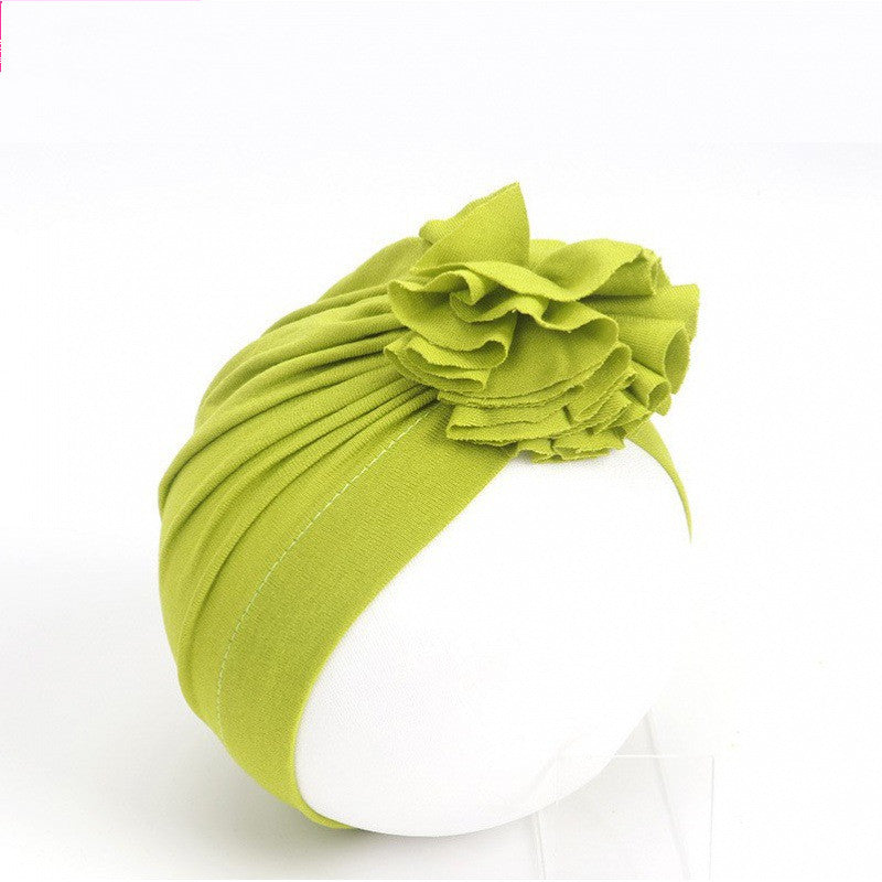 Baby Girl Flower Turban Hat - Soft and Stylish - MAMTASTIC