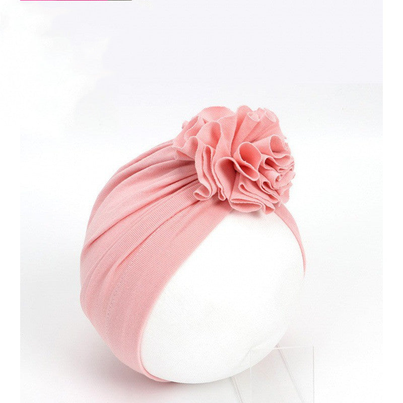 Baby Girl Flower Turban Hat - Soft and Stylish - MAMTASTIC