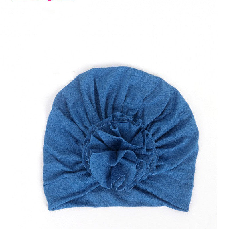 Baby Girl Flower Turban Hat - Soft and Stylish - MAMTASTIC