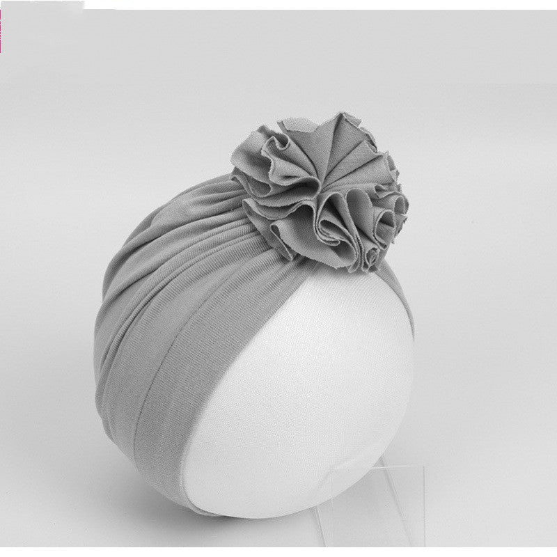 Baby Girl Flower Turban Hat - Soft and Stylish - MAMTASTIC