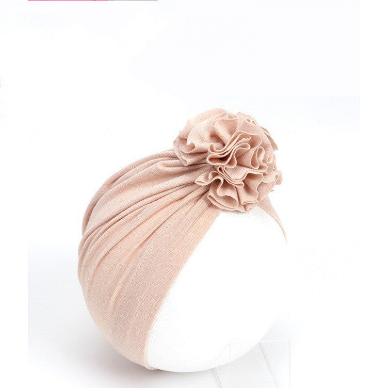 Baby Girl Flower Turban Hat - Soft and Stylish - MAMTASTIC