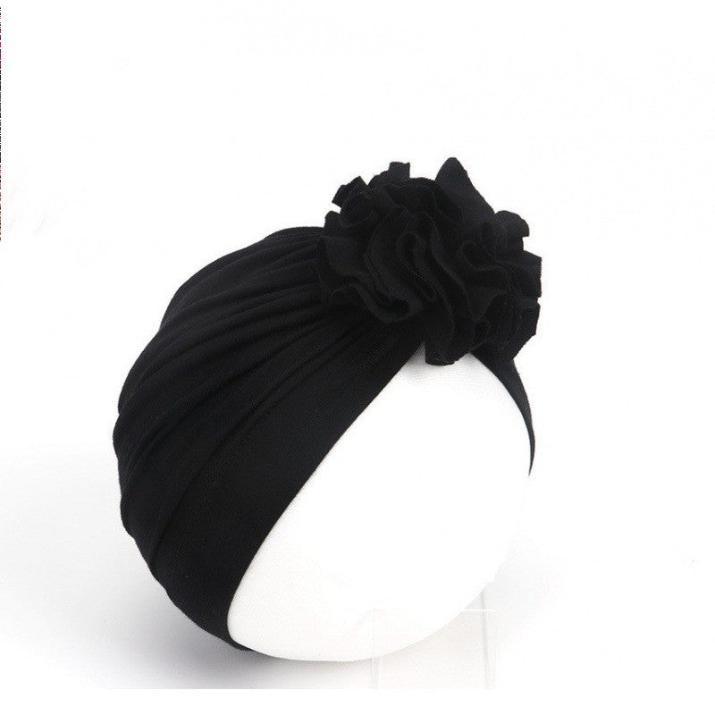 Baby Girl Flower Turban Hat - Soft and Stylish - MAMTASTIC