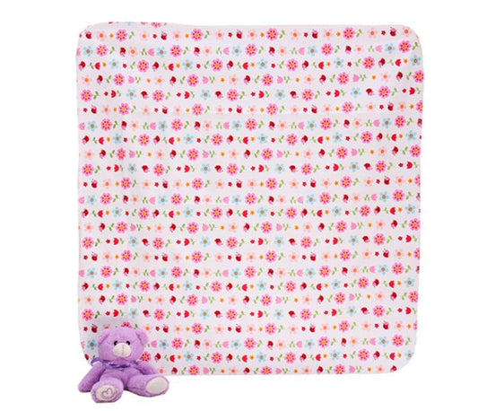 4 Pack Baby Burp Cloths - Soft Cotton Flannel for Newborns - MAMTASTIC