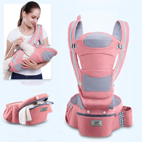 Ergonomic Baby Carrier - 3 in 1, Hipseat, Front Facing, Kangaroo, Baby Wrap Sling - MAMTASTIC