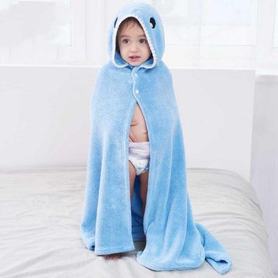 Baby Bathrobe with Animal Hood - Super Soft and Absorbent Towel - MAMTASTIC