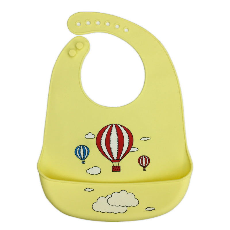 Waterproof Silicone Baby Bib with Food Catcher - MAMTASTIC