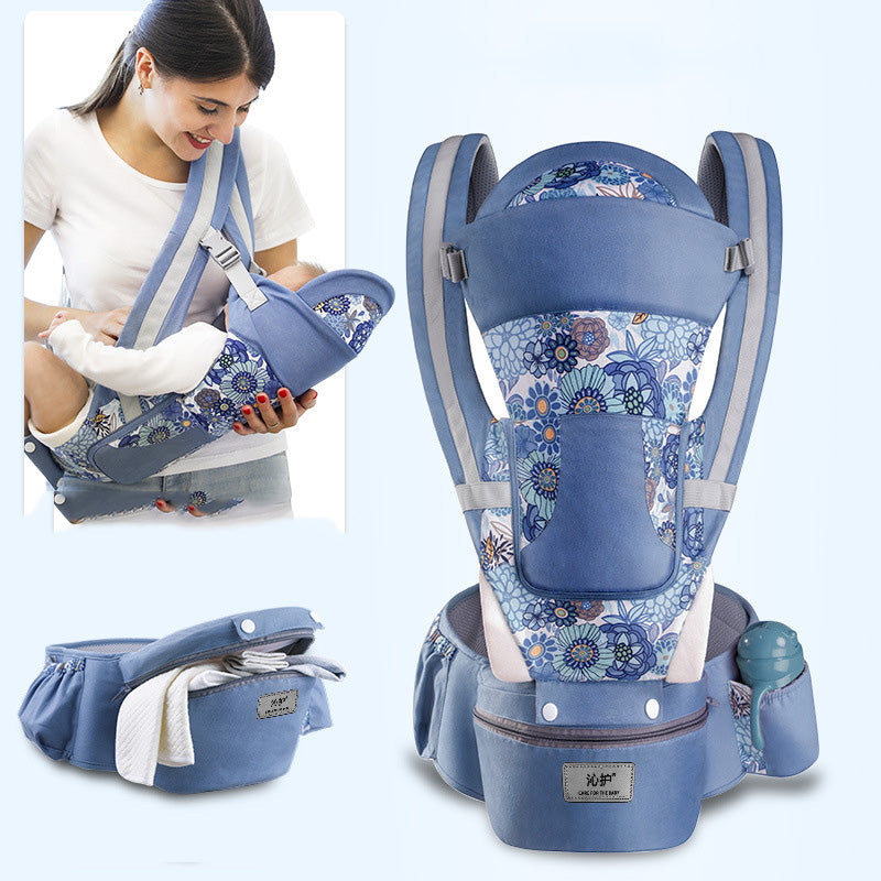 Ergonomic Baby Carrier - 3 in 1, Hipseat, Front Facing, Kangaroo, Baby Wrap Sling - MAMTASTIC