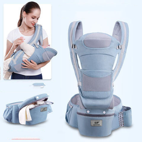 Ergonomic Baby Carrier - 3 in 1, Hipseat, Front Facing, Kangaroo, Baby Wrap Sling - MAMTASTIC