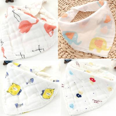 Soft Cotton Bandana Bibs for Babies with Cute Patterns - MAMTASTIC