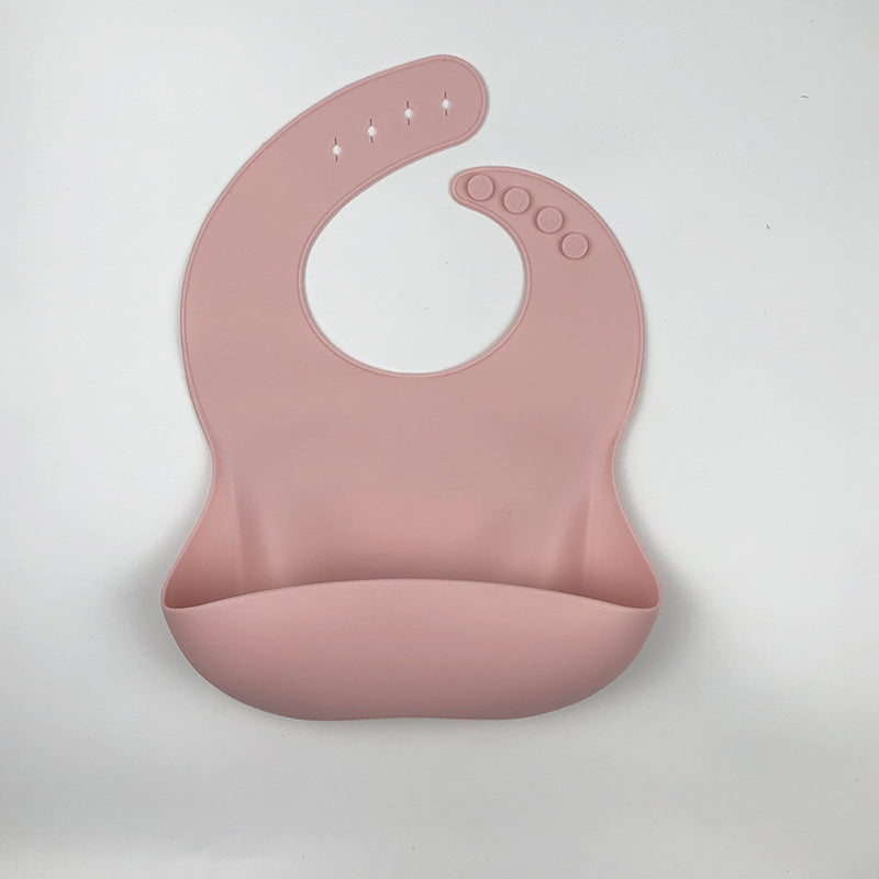 Waterproof Silicone Bib with Food Catcher for Babies - MAMTASTIC