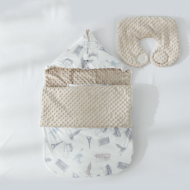 Baby Sleeping Bag with Hood - Soft, Breathable, and Safe for All Seasons - MAMTASTIC