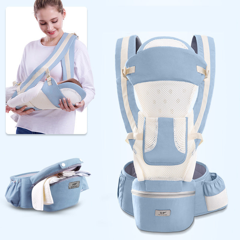 Ergonomic Baby Carrier - 3 in 1, Hipseat, Front Facing, Kangaroo, Baby Wrap Sling - MAMTASTIC
