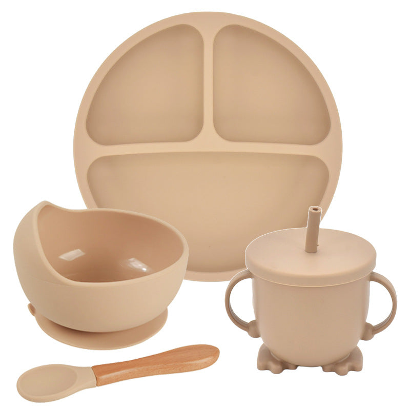 Silicone Baby Feeding Set with Suction Plate and Cup - MAMTASTIC