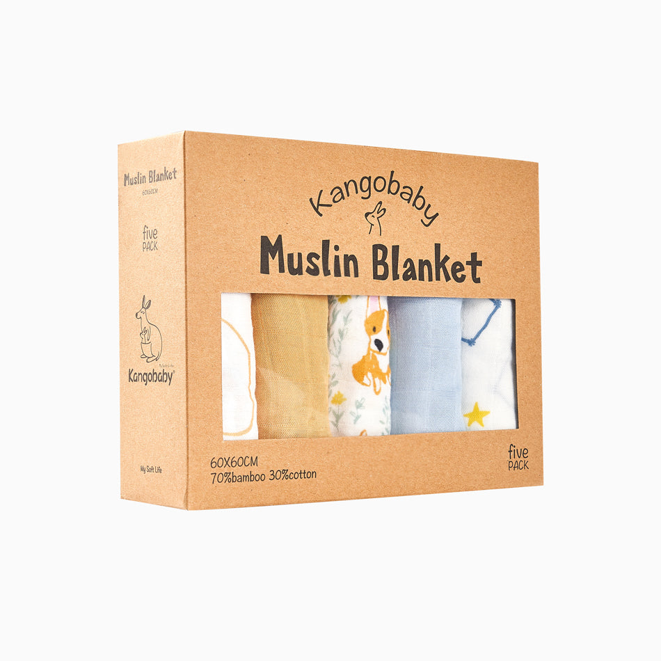 Baby Bibs - Muslin, Waterproof, Cute Designs, Adjustable Closure - MAMTASTIC