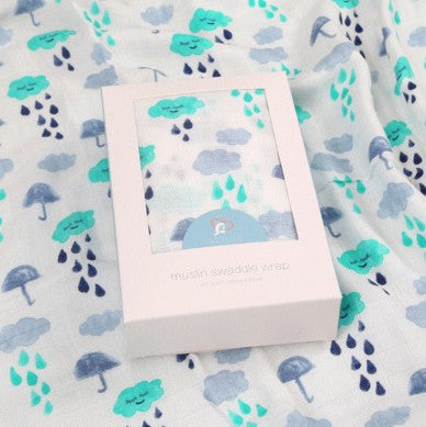 Rainbow Muslin Swaddle Blanket for Newborns - MAMTASTIC