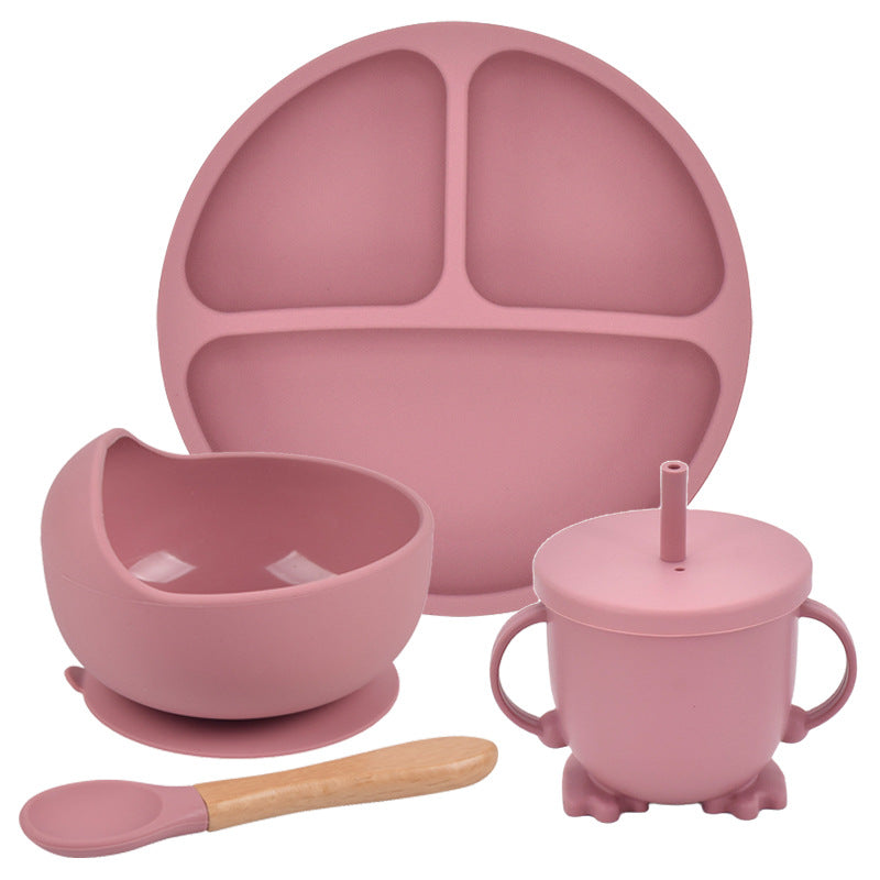 Silicone Baby Feeding Set with Suction Plate and Cup - MAMTASTIC