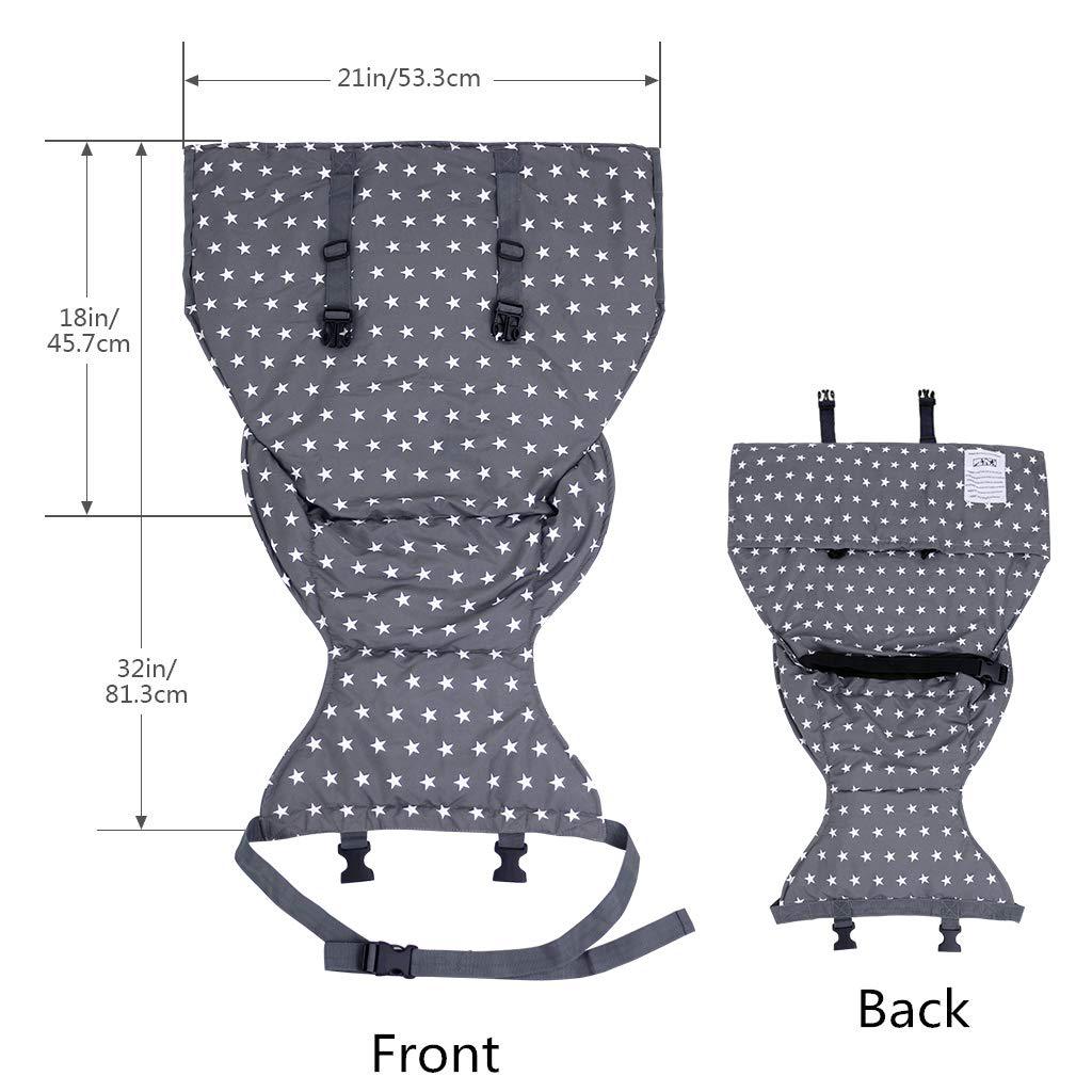 Portable Baby Dining Chair - Travel Baby Chair with Safety Straps - MAMTASTIC