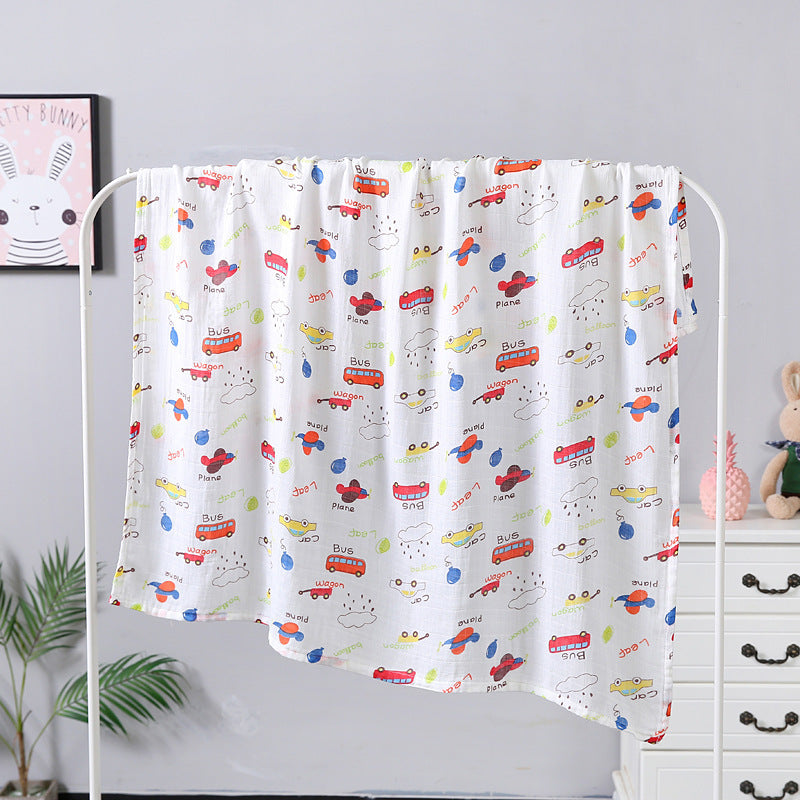 Soft and Breathable Baby Swaddle Blanket - Multi-Use for Swaddling, Burping, and More - MAMTASTIC