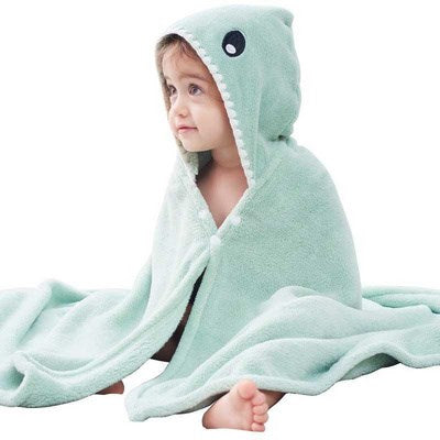 Baby Bathrobe with Animal Hood - Super Soft and Absorbent Towel - MAMTASTIC