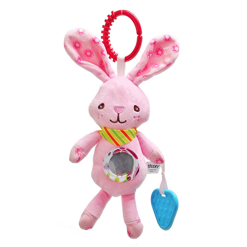 Plush Hanging Rattle For Baby - Bunny - CJYE121673302BY