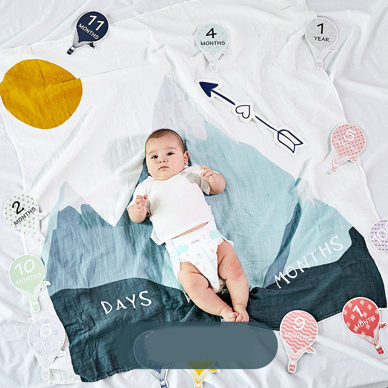 Muslin Baby Swaddle Blanket - Soft, Breathable, and Versatile for Newborns - MAMTASTIC
