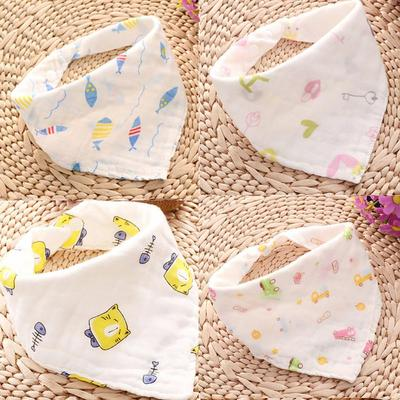 Soft Cotton Bandana Bibs for Babies with Cute Patterns - MAMTASTIC