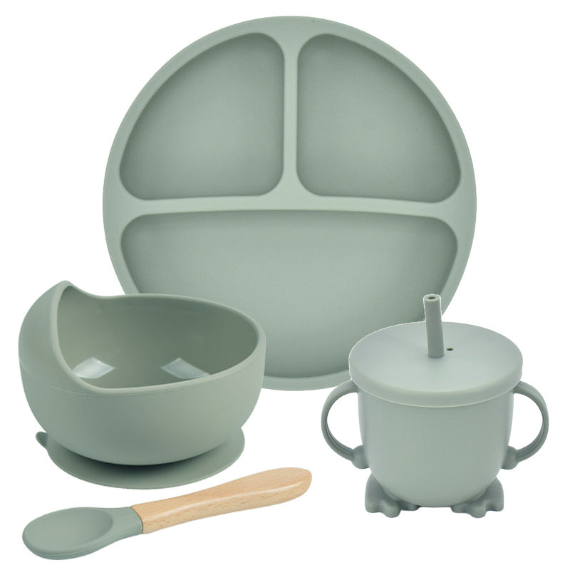 Silicone Baby Feeding Set with Suction Plate and Cup - MAMTASTIC