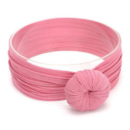 Baby Headband for Girls - Soft, Stretchy, Knotted Design, Variety of Colors - MAMTASTIC