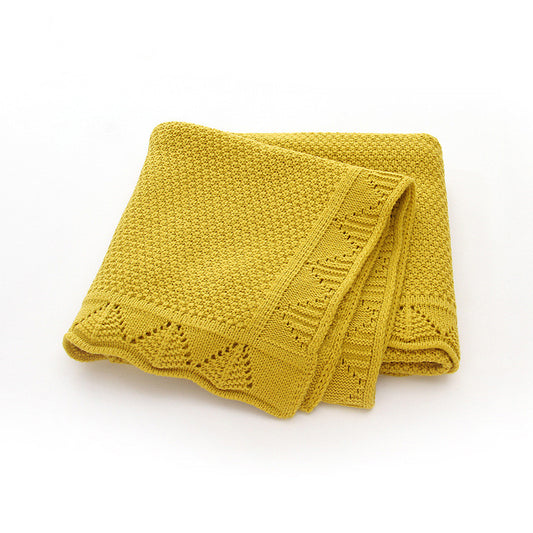 Soft and Cozy Knitted Baby Blanket - Lightweight and Breathable for All Seasons - MAMTASTIC