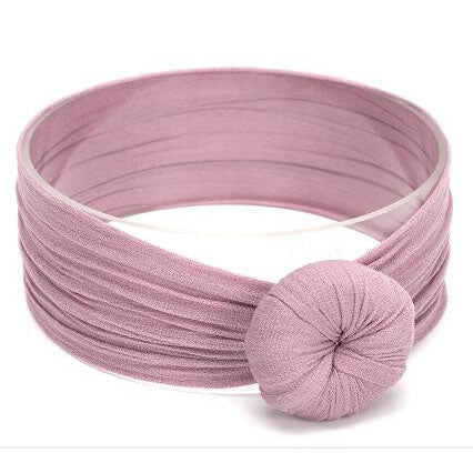 Baby Headband for Girls - Soft, Stretchy, Knotted Design, Variety of Colors - MAMTASTIC
