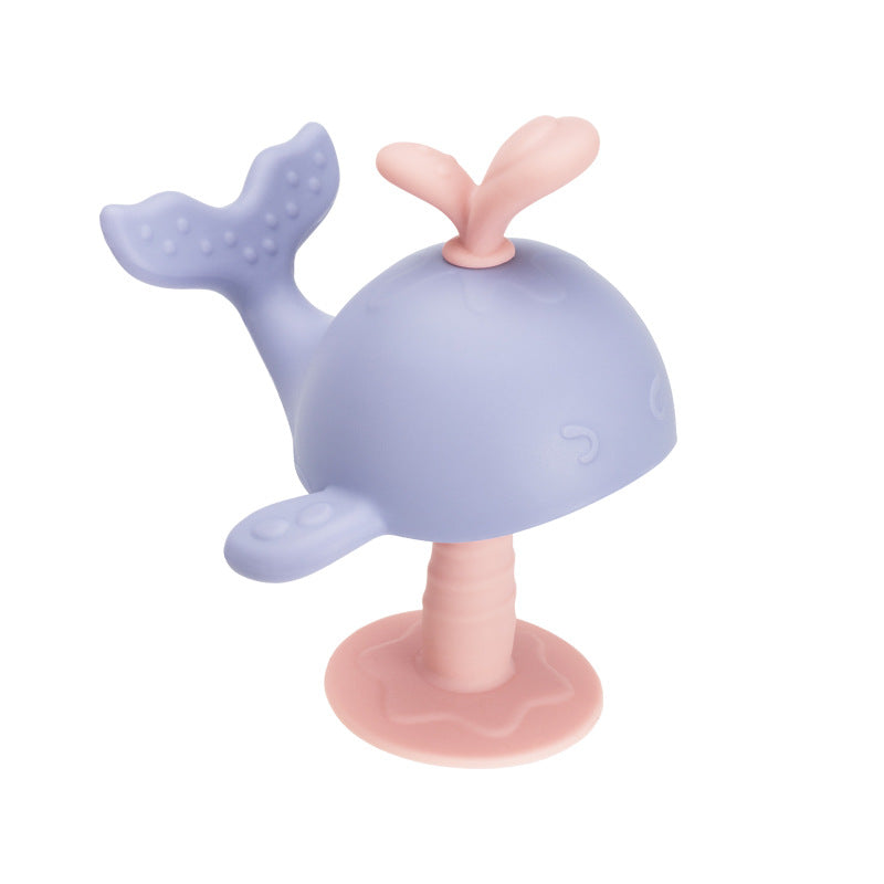Silicone Whale Teether for Baby's Sore Gums - MAMTASTIC