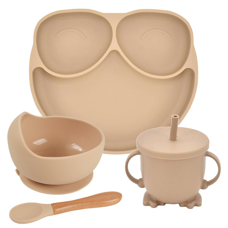 Silicone Baby Feeding Set with Suction Plate and Cup - MAMTASTIC